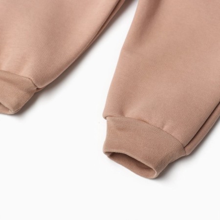 Costume: sweatshirt and pants crumb I, Basic Line, height 68-74 cm, brown color-5