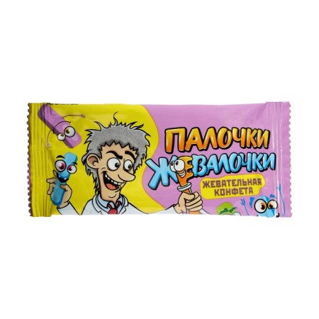 Chewing sweets "sticks-stamps", 20 g