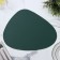 Serving napkin on the TEM table, 44 × 35.5 cm, green color