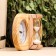The thermometer-gigrometer for a bathhouse with sand clocks, wooden