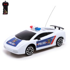 The Police machine, on the radio, works from batteries