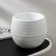 Pot for flowers "Japan", 3 l, white color