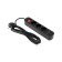 Extension cord Standard 3 Nests, 3m, 3x1.0mm², C/Z, with a switch, 2 USB, Black Rexant