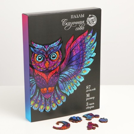 Figure puzzles "Fairytale owl"-4