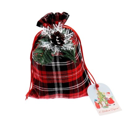 Bag for gifts "New Year", size: 16 × 23 cm, MIX colors