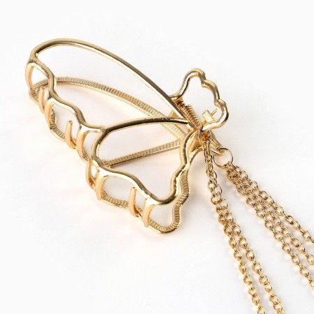Hair crab with a chain Believ in Love, 14 x 6 x 3 cm-3