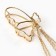 Hair crab with a chain Believ in Love, 14 x 6 x 3 cm