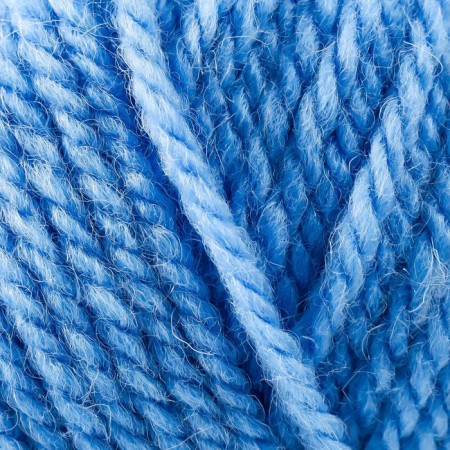 Yarn "Popular" 50% wool, 50% acrylic 133m/100g (520-blue spray)-2