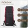 Tourist backpack, TAIF, 70 l, cord department, outer pocket, 2 side pockets, black color
