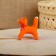 Souvenir "Kotik", red, 3.5 × 4 × 5.5 cm, Kargopol toy, mix