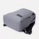 Male backpack on lightning, rise, external pocket, gray color