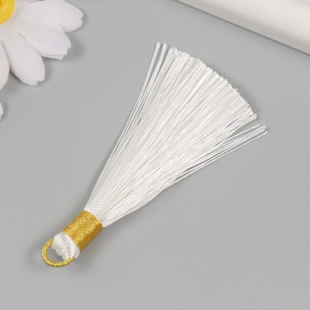 Decor for creativity Textile "Brush. Olivia" White set 2 pcs 8x1.2 cm-2