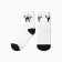 Women's socks "Kommersant", white color, size 25