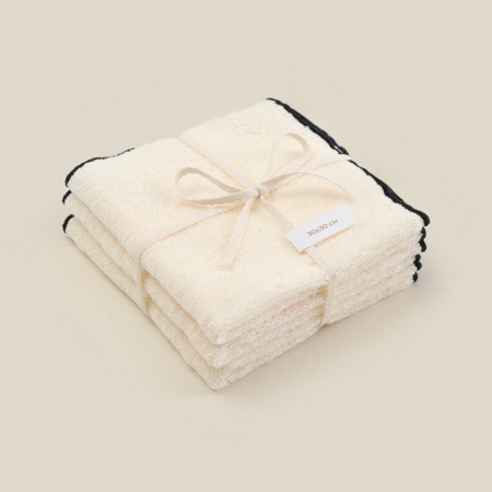 Set of napkins SL Home: Black Frame "Aivori" 30x30 cm - 3 pcs., 100% cotton, 470 g/m2-8