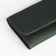 Women's wallet on the button, green color