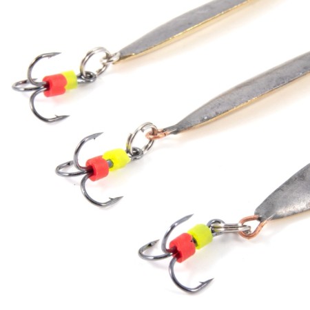 Vertical spinning "Yaman" excellent with a tee, size 40 mm, 3 g, brass color-3