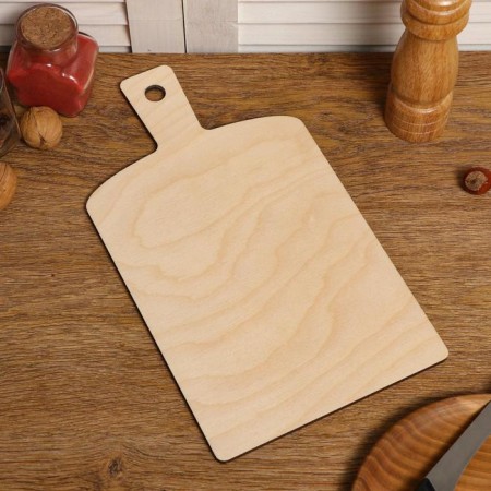 The board is cut and serving double -sided, cylinder, with a pen, 32 × 18 × 0.6 cm-2