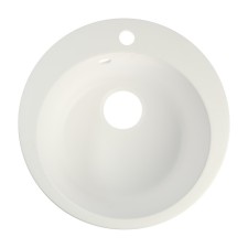Curler for a kitchen made of Zein 30/G31, D = 475 mm, round, overflow, white color