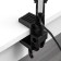 Desktop lamp E27, h = 55 cm, hinged, on the clamp (220V) white Risalux