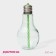 Glass glass for a cocktail shade “Light bulb”, 500 ml, with a tube, unscrewing cover