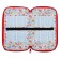Penal 3 sections, 110 x 190 mm, Hatber red car, laminated cardboard, black/red