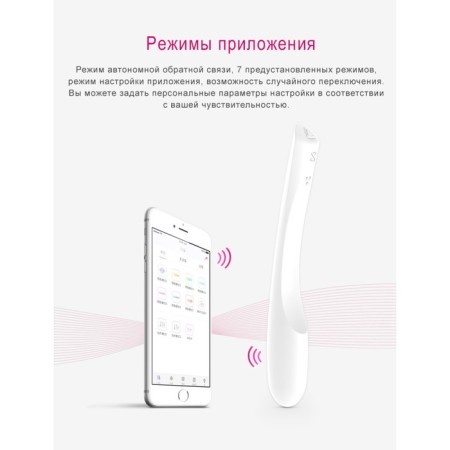Sirens Venus vibrator, white color, 22 cm-9