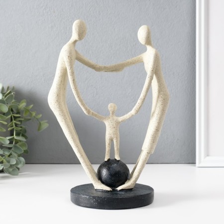 Polystone souvenir "Strength in unity" White 12x17.5x26.5 cm