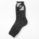 Socks children's woolen rubber color dark gray, size 22