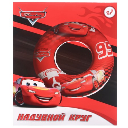 Circle of inflatable "wheelbarrows", for swimming 55 cm., Children's, red color-4