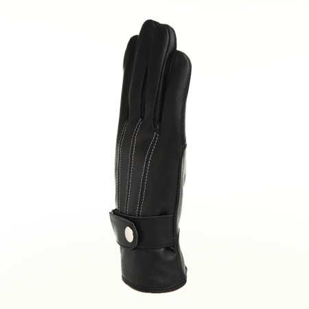 Male gloves, size XL, with insulation, black color-1