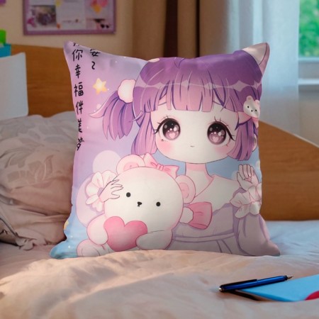 Decorative anime pillow "Good dreams"-4