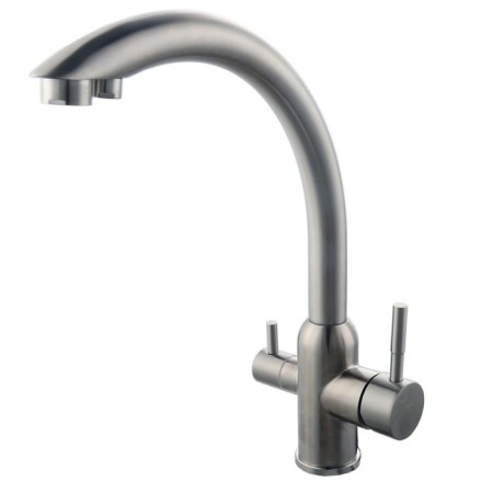 Fashun A54309-A kitchen mixer, single-leaf, with output for drinking water, satin