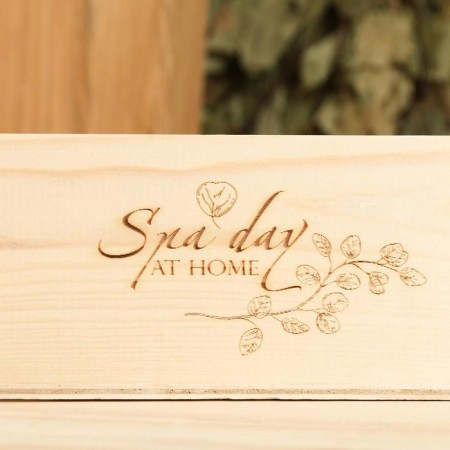 Wooden box "Spa Day at Home", 24.5 × 14 × 8 cm, mix-2
