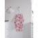 Apron of a kitchen with a photo print "Bright flowers", adjustable, size OS