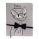 School diary for grades 1-11 "cat in a butterfly", hard cover, artificial leather, artificial leather application, silk-screen printing, 48 sheets, an offset block 80g/m2