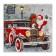 New Year's napkins Paper Home Collection "Santa Claus arrived", 3 layers, 33x33 cm, 20 pcs