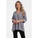 Female blouse, size 46, gray color