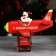 Organizer for bottles "Santa Claus on an airplane"