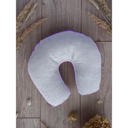 Pill-pillow "Crimean", bunch of buckwheat and lavender color-2