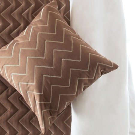 Scande blanket, size 220x240 cm, brown color-1