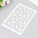 Plastic "pattern" 24x16 cm stencil