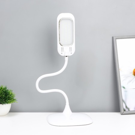 Table lamp sensory "Kendi" LED 5W USB AKB White 16.5x30x33 cm Risalux-1