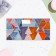 Money envelope "Universal" glitter, triangles, 8x17 cm
