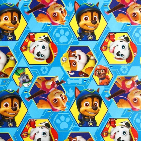 Packaging paper, 60 x 90 cm "Racer and Marshal", puppy patrol-1