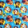 Packaging paper, 60 x 90 cm "Racer and Marshal", puppy patrol