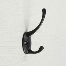 Hook furniture tundra TKD002 Light, two -rod, black