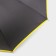 Umbrella - a semiautomatic “Kant” cane, Eponge, 8 spokes, r = 51 cm, black/yellow color