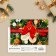 Postal card "Happy Moments", Schild with a bow of 10 x 15 cm, New Year