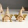 Polystone souvenir "Dwarf-Angelochka in a cap with a heart" Bezh, gold mix 13x6.5x12.8 cm