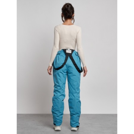 Semi -combinezone ski insulated female winter, size 44, blue color-7